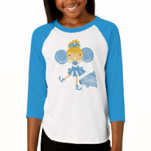 Pom-pom girl bleu