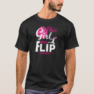 T-shirt Pom-pom girl Cette fille va faire tourner les pom-