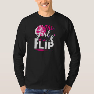 T-shirt Pom-pom girl Cette fille va faire tourner les pom-