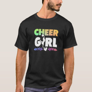T-shirt Pom-Pom Girl Cheerleading Fille Cheer 1