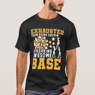 T-shirt Pom-pom girl de base frémissant Cheerled Che