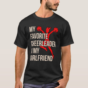 T-shirt Pom-pom girl Est Ma Petite Amie Cheerled Squad Gr