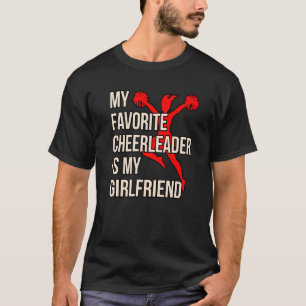 T-shirt Pom-pom girl Est Ma Petite Amie Cheerled Squad Gr