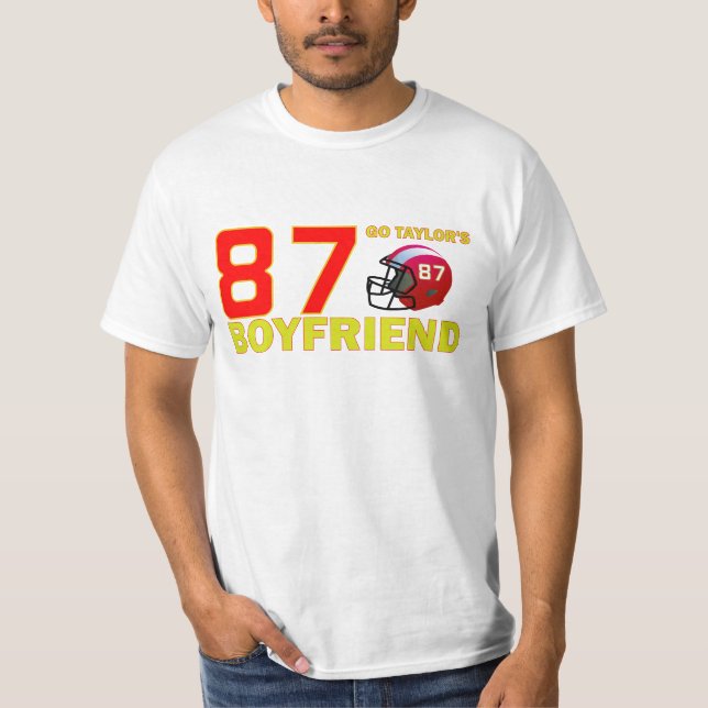 T-shirt Pom-pom girl pour l'amour - GO TAYLOR'S BOYFRIEND  (Devant)