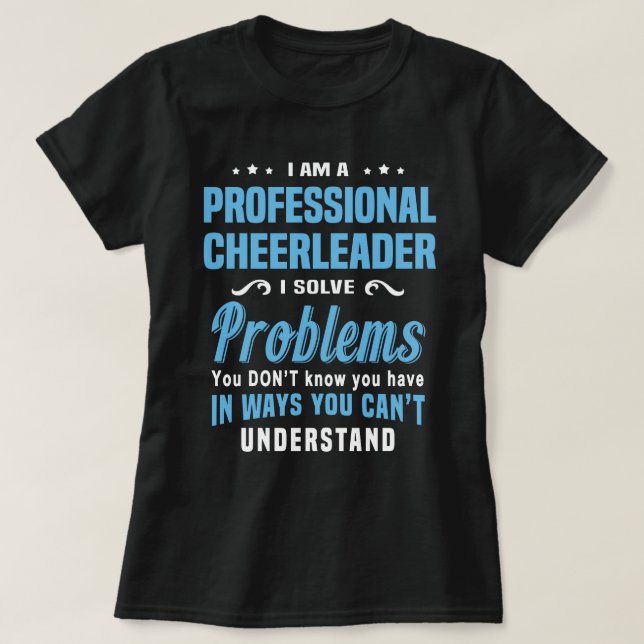 T-shirt Pom-pom girl professionnelle (Design devant)