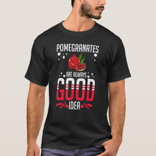 T-shirt Pomegranit Jus Arbre Graines Fruit Flower Plante 1