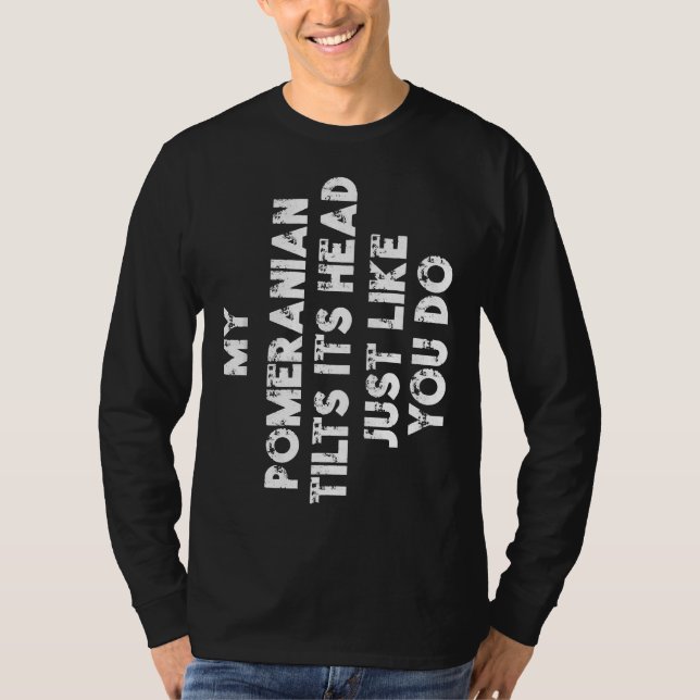 T-shirt Pomeranian Maman Papa Drôle Chien Amoureux Femmes  (Devant)