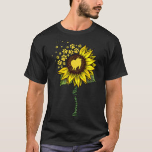 T-shirt Pomeranian Maman Tournesol Pomeranian Chien Maman