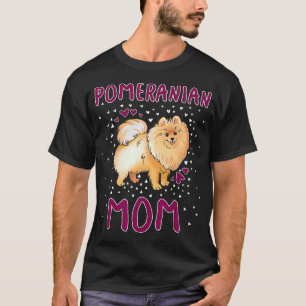 T-shirt Pomeranian Mom Funny Pomeranian titre de propriéta
