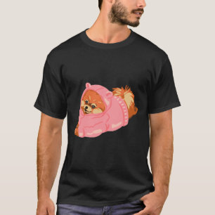 T-shirt Pomeranian Tongue And Face Cover