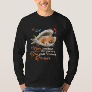 T-shirt Poméranie Chien Paw Love De Chien Beau Animal De C