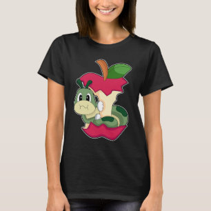 T-shirt Pomme à base de chenille