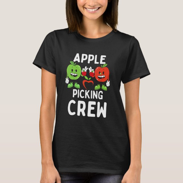 T-shirt Pomme cueillir l'équipage saison mignonne Fall Orc (Devant)