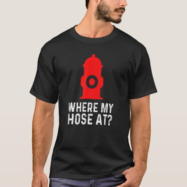 T-shirt Pomme De Feu À Feu Où Mon Tuyau À (Devant)