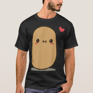 T-shirt Pomme de terre Amour coeur Cadeaux Garçons Hommes