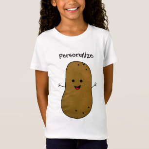 T-Shirt Pomme de terre Brown personnalisée