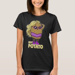T-shirt Pomme de terre chaude amusante
