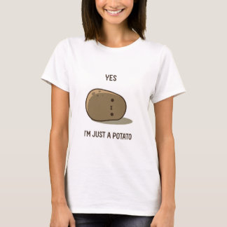 T-shirt Pomme de terre cuite