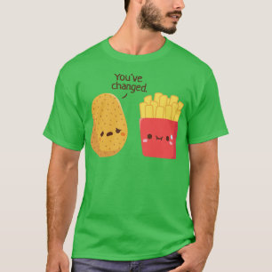 T-shirt Pomme De Terre Cute Et Fries Françaises Drôle