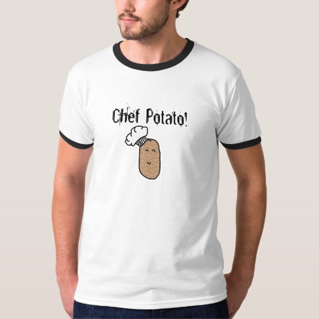 T-shirt Pomme de terre de chef ! (Devant)