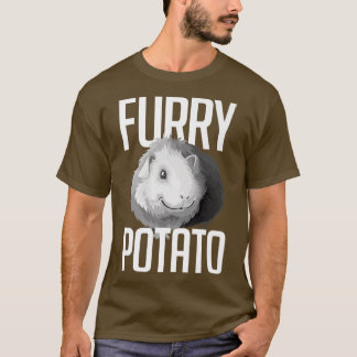 T-shirt Pomme de terre fourrure Guinée Cochons mignonne Gu