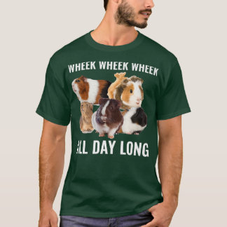 T-shirt Pomme de terre fourrure Guinée Pig Wheek Wheek Whe