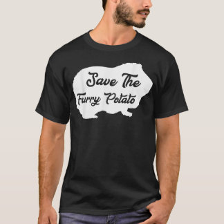 T-shirt Pomme de terre fourrure Guinée porc sauvez la pomm