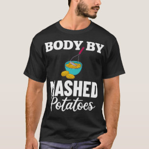 T-shirt Pomme de terre hachée Recette d'ail Pommes de ter