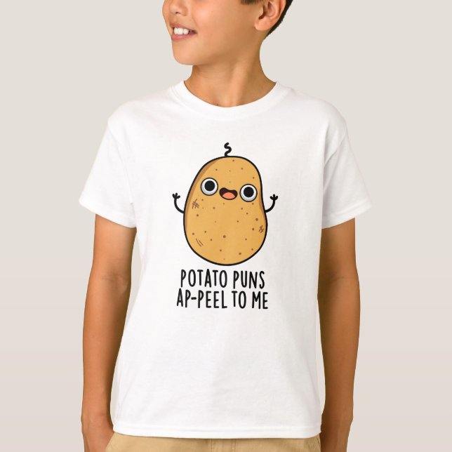 T-shirt Pomme De Terre M'Épluche Un Jeu De Pomme De Terre  (Devant)