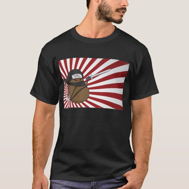 T-shirt Pomme de terre Ninja (Devant)