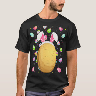 T-shirt Pomme de terre Oeuf de Pâques Amusant Pomme de ter