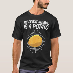 T-shirt Pomme De Terre Pour Hommes Femmes Cute Potato Tate
