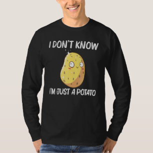 T-shirt Pomme De Terre Pour Hommes Femmes Légumes Pomme De