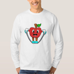 T-shirt Pomme en forme avec corde