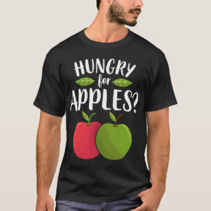 T-shirt Pomme Faim Pour Pommes Amusant Fruit Lover Vegan V