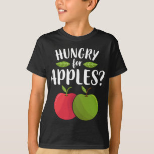 T-shirt Pomme Faim Pour Pommes Amusant Fruit Lover Vegan V