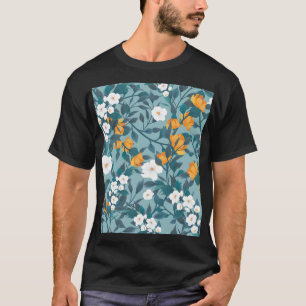 T-shirt Pomme Florale : Motif en floraison Motif.