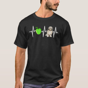 T-shirt Pomme Lowchen Heartbeat Chien