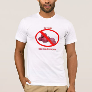 T-shirt Pommes de terre de Peau Rouge de boycott
