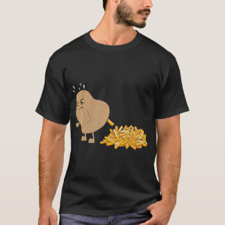 T-shirt Pommes de terre Fries Amusantes Fries Français Fri