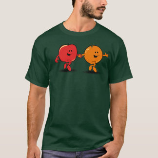 T-shirt Pommes et oranges