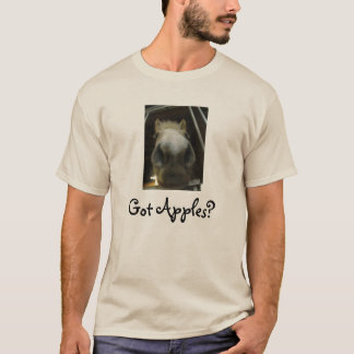 T-shirt Pommes obtenues ?  longue pièce en t gainée
