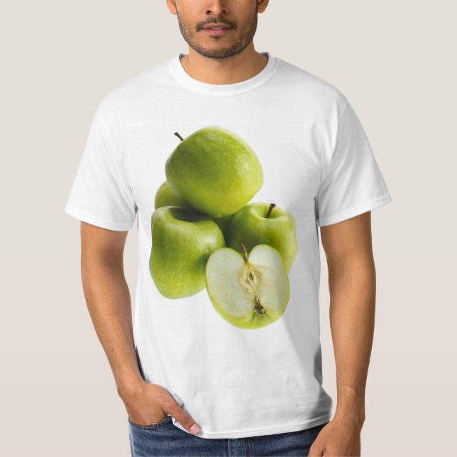 T-shirt "Pommes Vertes" Jolie photo. Acheter maintenant (Devant)