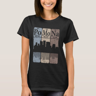 T-shirt Pomona California Periodic Table Elements Pomona S