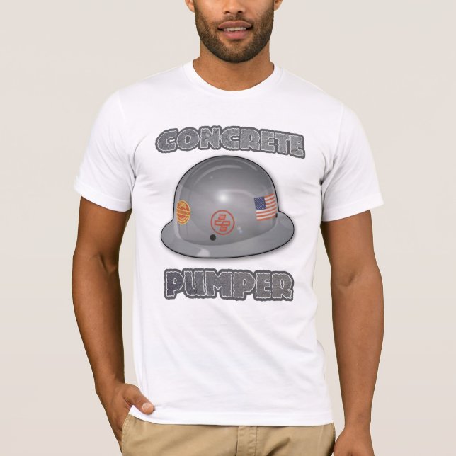 T-shirt Pompage concret (Devant)