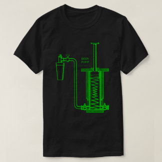 T-shirt Pompe à bière rétro
