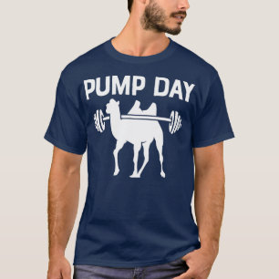 T-shirt Pompe Jour d'entraînement Poids Chameau de levage 