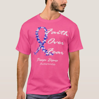 T-shirt Pompe La Foi De Sensibilisation À La Maladie Sur L