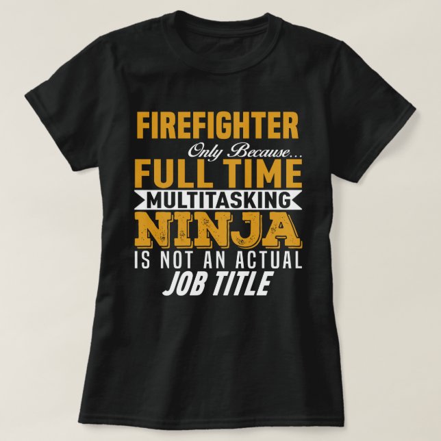 T-shirt Pompier (Design devant)