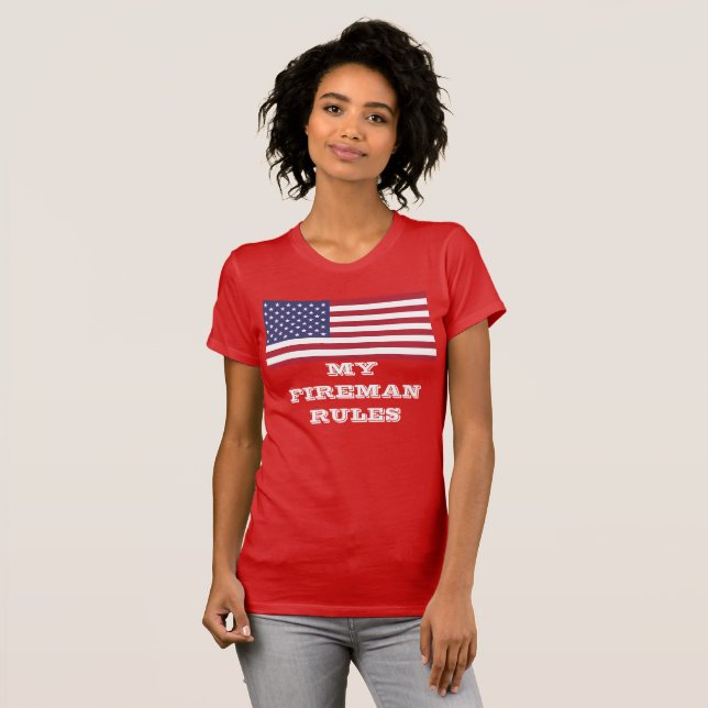 T-SHIRT POMPIER (Devant entier)